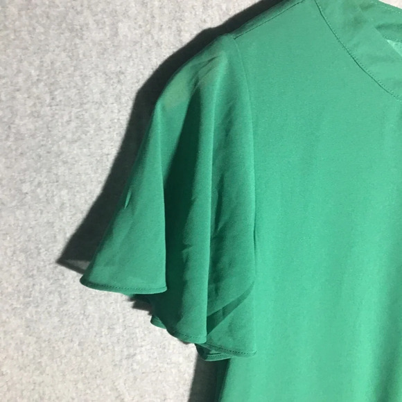 Womens Jodifl Dress Formal Emerald Green Ruffles Feminine Wedding Spring Summer - Picture 2 of 8